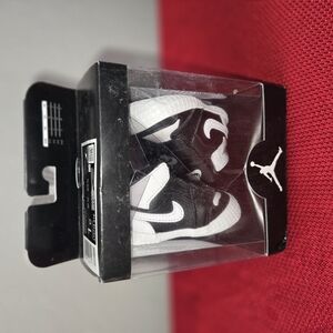 Jordan Baby Walker Shoes Black and White